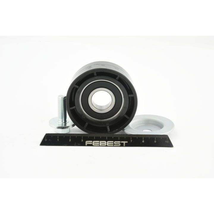 įtempiklio skriemulys, V formos rumbuotas diržas FEBEST 2487-001