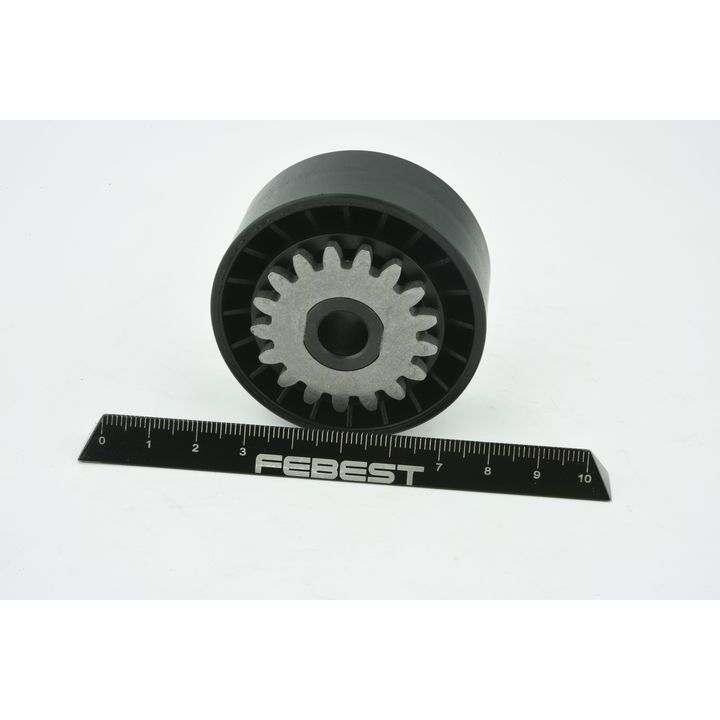 įtempiklio skriemulys, V formos rumbuotas diržas FEBEST 2487-CLI