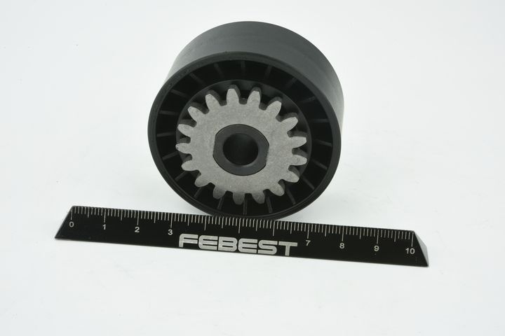 įtempiklio skriemulys, V formos rumbuotas diržas FEBEST 2487-CLI