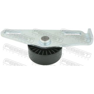 įtempiklio skriemulys, V formos rumbuotas diržas FEBEST 2487-KANI