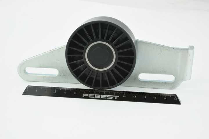 įtempiklio skriemulys, V formos rumbuotas diržas FEBEST 2487-KANI