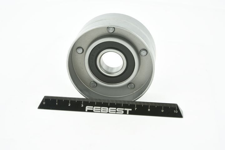 įtempiklio skriemulys, V formos rumbuotas diržas FEBEST 2487-MAS