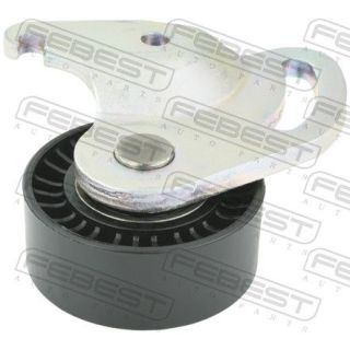 įtempiklio skriemulys, V formos rumbuotas diržas FEBEST 2487-MEGII