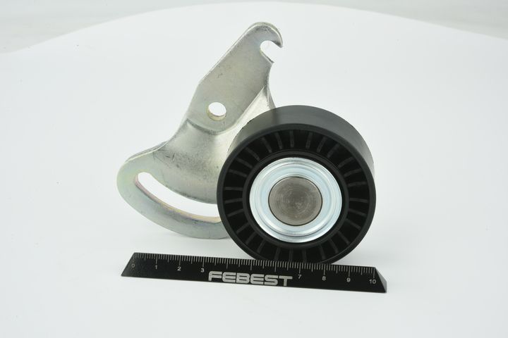 įtempiklio skriemulys, V formos rumbuotas diržas FEBEST 2487-MEGII