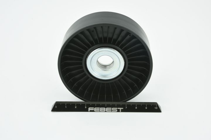 įtempiklio skriemulys, V formos rumbuotas diržas FEBEST 2987-RRS