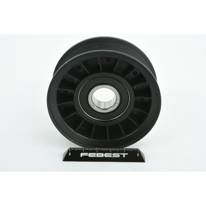 įtempiklio skriemulys, V formos rumbuotas diržas FEBEST 3287-ESCIII