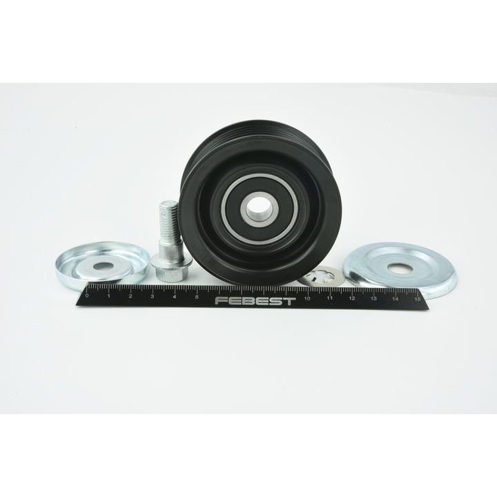 Kreipiantysis skriemulys, V formos rumbuotas diržas FEBEST 2488-KOL