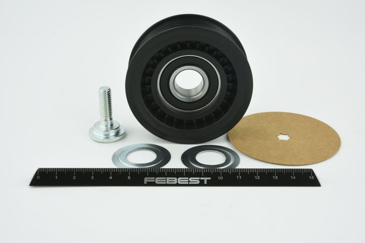 Kreipiantysis skriemulys, V formos rumbuotas diržas FEBEST 2988-RRIII