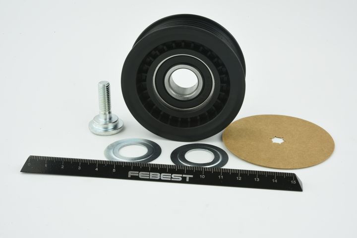 Kreipiantysis skriemulys, V formos rumbuotas diržas FEBEST 2988-RRIII