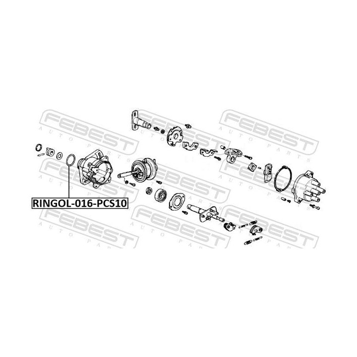 Tarpiklis, skirstytuvas FEBEST RINGOL-016-PCS10