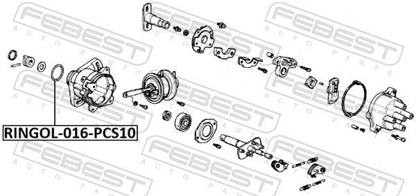 Tarpiklis, skirstytuvas FEBEST RINGOL-016-PCS10