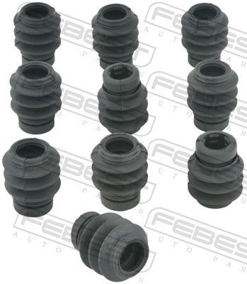 Gofruotoji membrana, stabdžių apkabos kreipiklis FEBEST 1273-TUCSF-PCS10