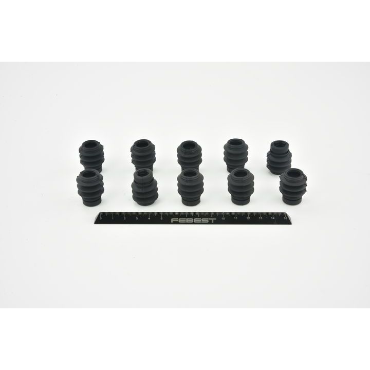 Gofruotoji membrana, stabdžių apkabos kreipiklis FEBEST 1273-TUCSF-PCS10