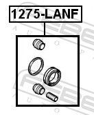 Remonto komplektas, stabdžių apkaba FEBEST 1275-LANF