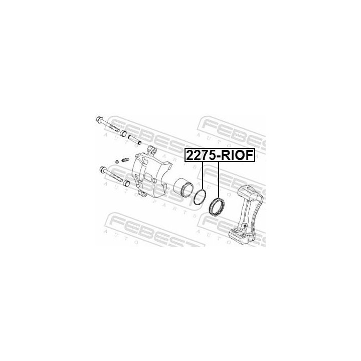 Remonto komplektas, stabdžių apkaba FEBEST 2275-RIOF