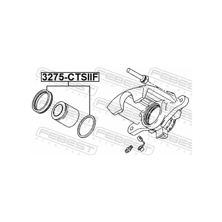 Remonto komplektas, stabdžių apkaba FEBEST 3275-CTSIIF