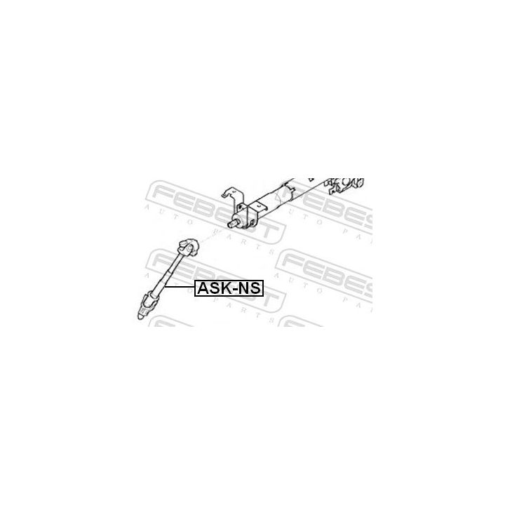 Vairo velenas FEBEST ASK-NS