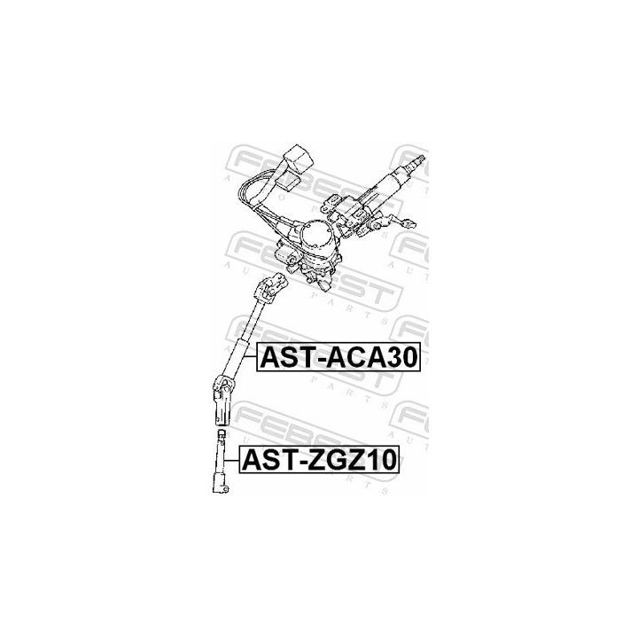 Vairo velenas FEBEST AST-ZGZ10