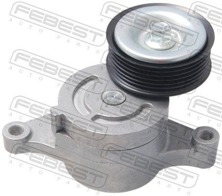 Diržo įtempiklis, V formos rumbuotas diržas FEBEST 0590-DE