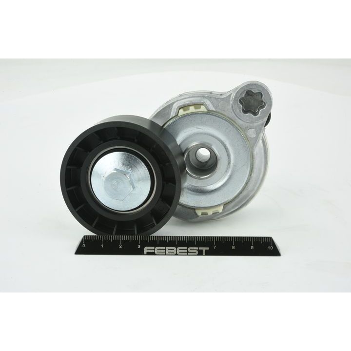 Diržo įtempiklis, V formos rumbuotas diržas FEBEST 2790-XC70