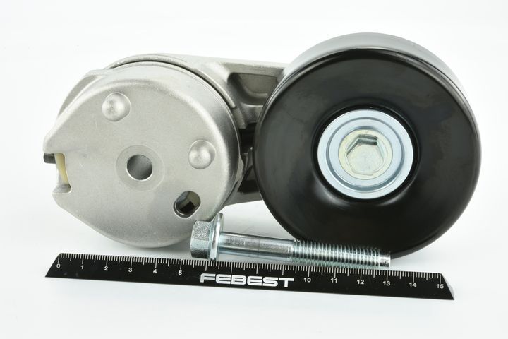 Diržo įtempiklis, V formos rumbuotas diržas FEBEST 2990-DIV