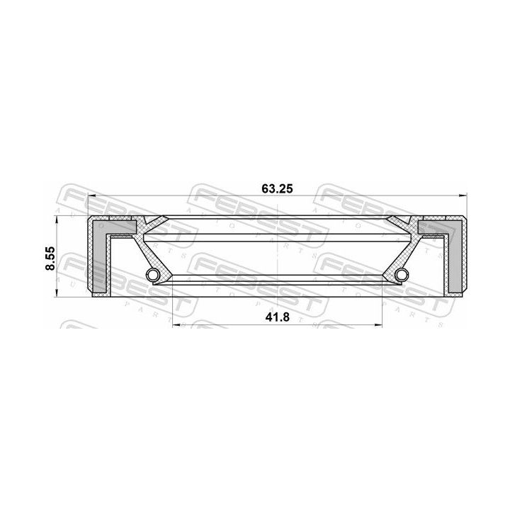 Veleno sandariklis, automatinė transmisija FEBEST 95GAY-43630909C