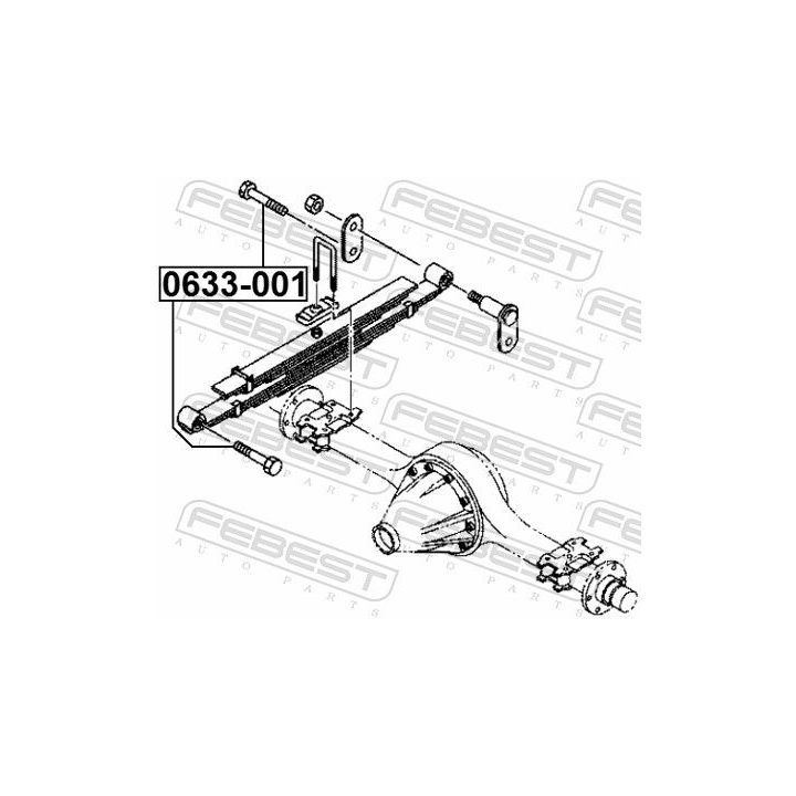 Lingės varžtas FEBEST 0633-001
