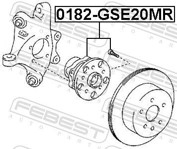 Rato stebulė FEBEST 0182-GSE20MR