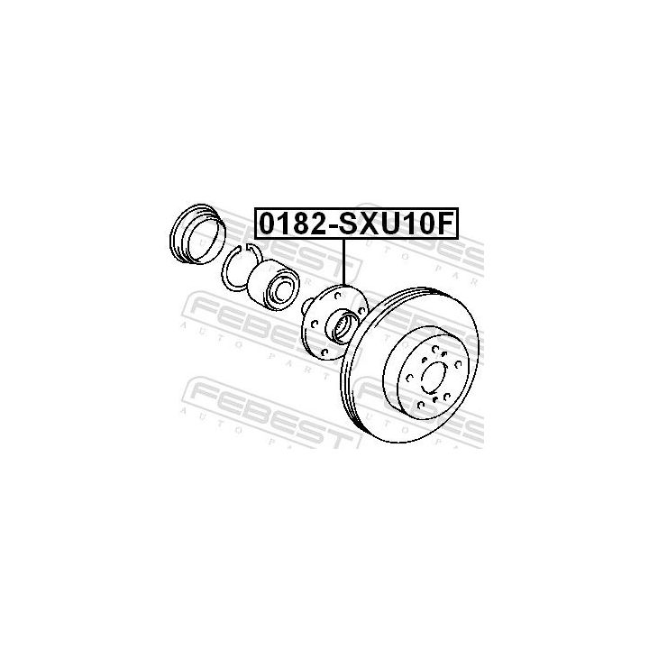 Rato stebulė FEBEST 0182-SXU10F