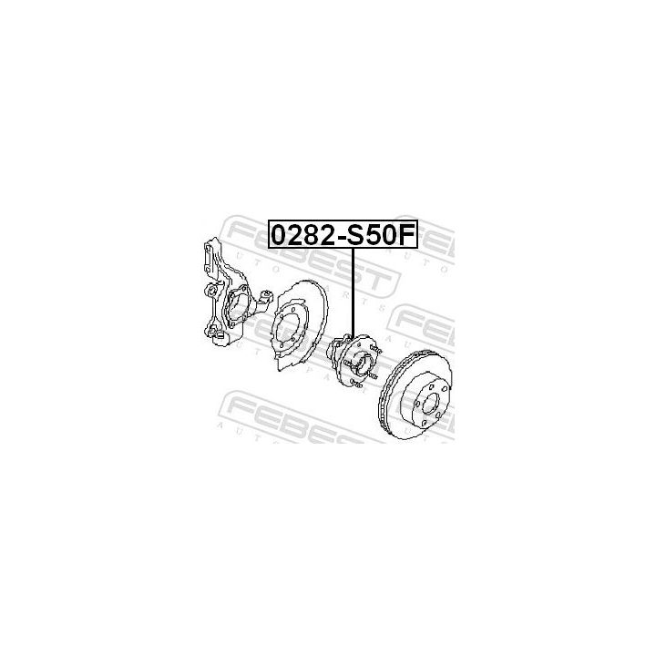 Rato stebulė FEBEST 0282-S50F
