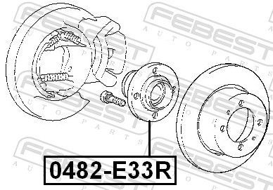Rato stebulė FEBEST 0482-E33R