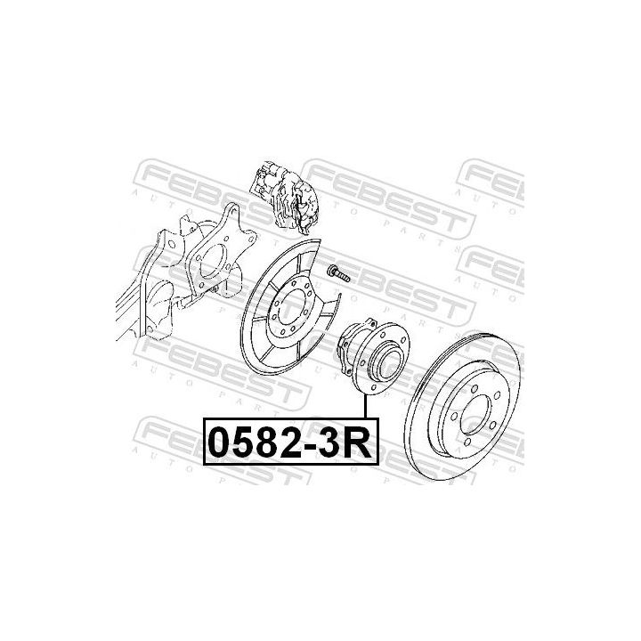Rato stebulė FEBEST 0582-3R