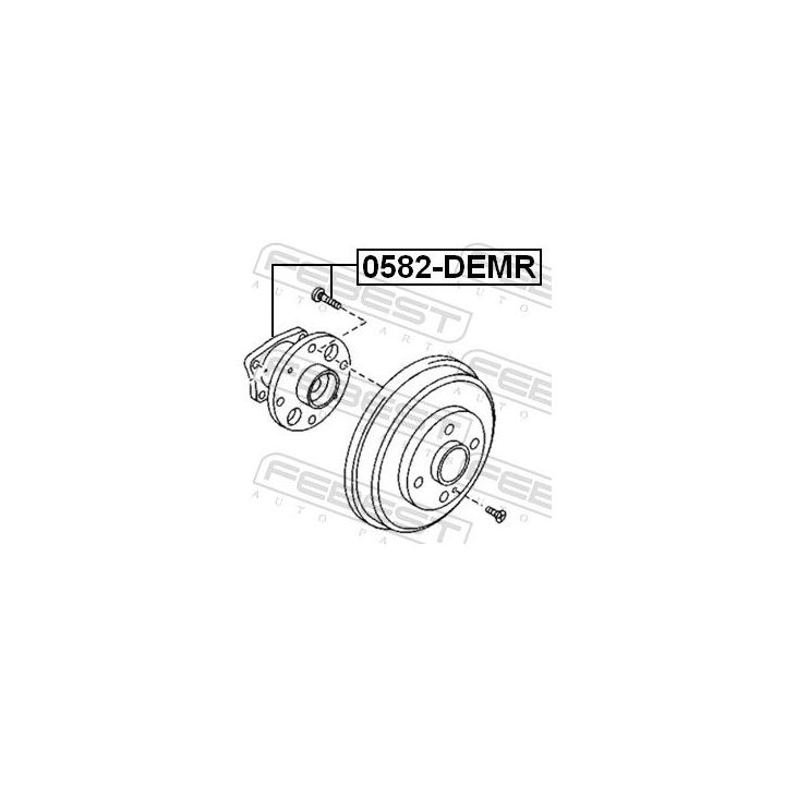 Rato stebulė FEBEST 0582-DEMR