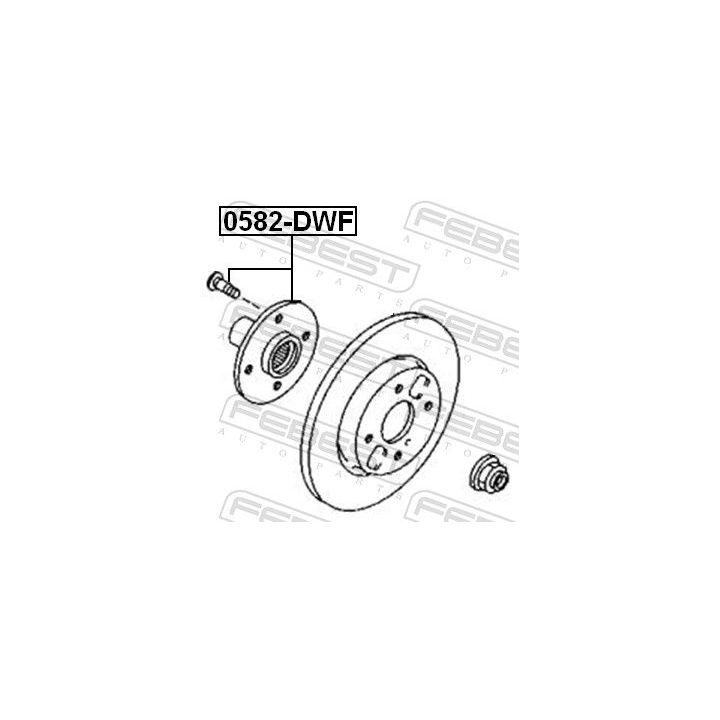 Rato stebulė FEBEST 0582-DWF