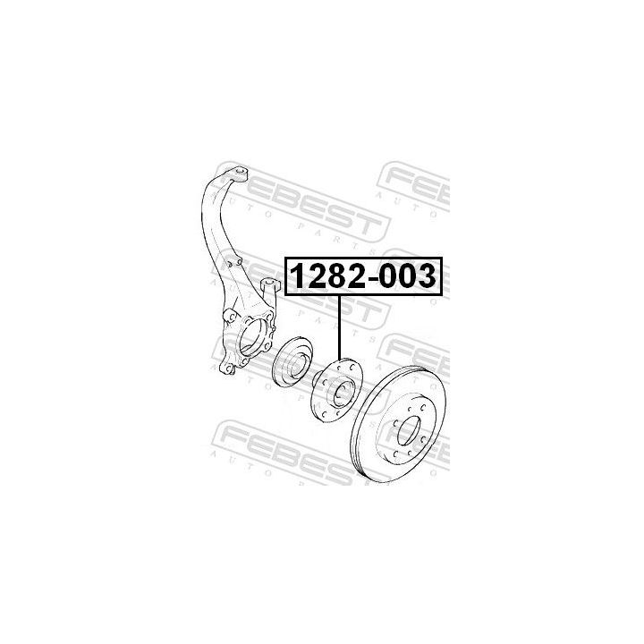 Rato stebulė FEBEST 1282-003