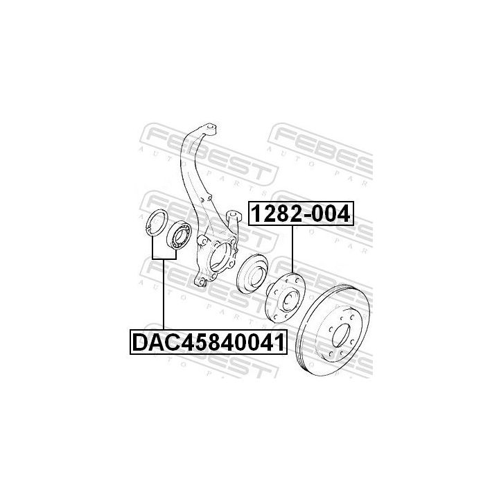 Rato stebulė FEBEST 1282-004