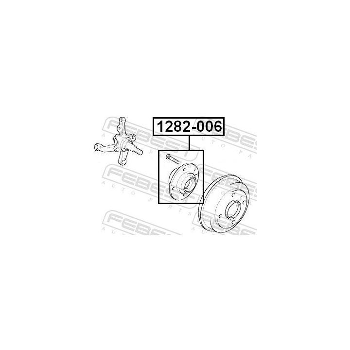 Rato stebulė FEBEST 1282-006