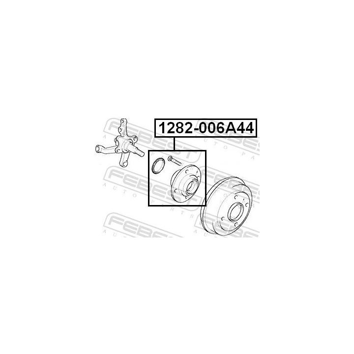 Rato stebulė FEBEST 1282-006A44