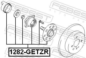 Rato stebulė FEBEST 1282-GETZR