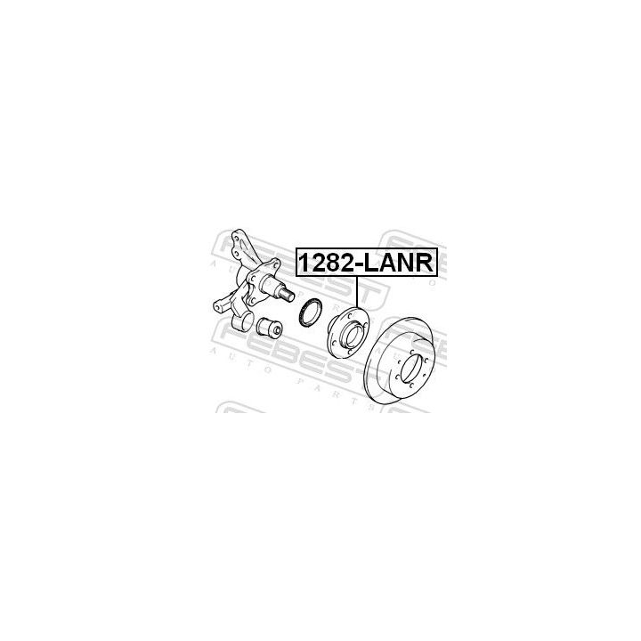 Rato stebulė FEBEST 1282-LANR