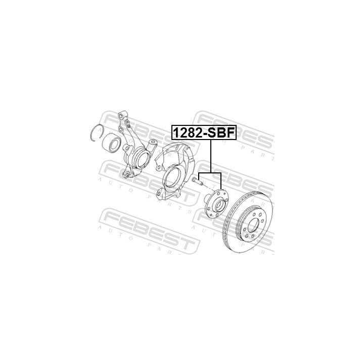 Rato stebulė FEBEST 1282-SBF