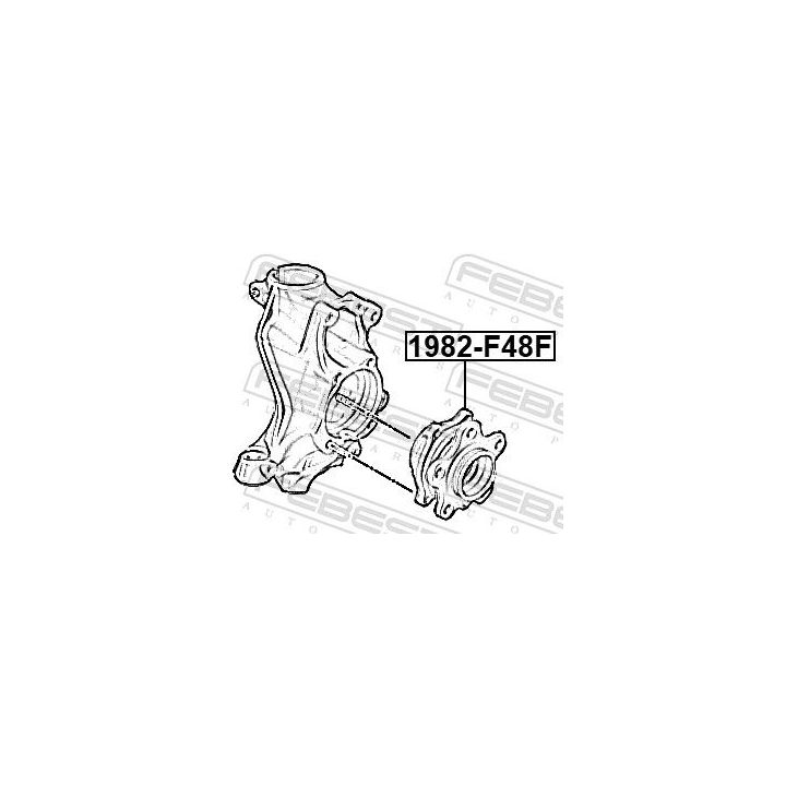 Rato stebulė FEBEST 1982-F48F
