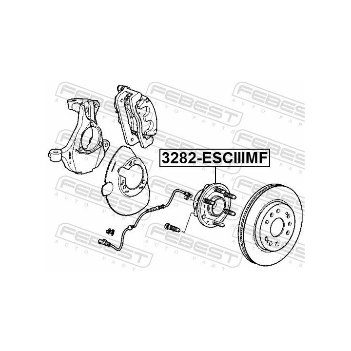 Rato stebulė FEBEST 3282-ESCIIIMF