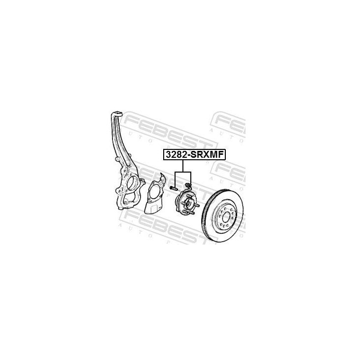 Rato stebulė FEBEST 3282-SRXMF