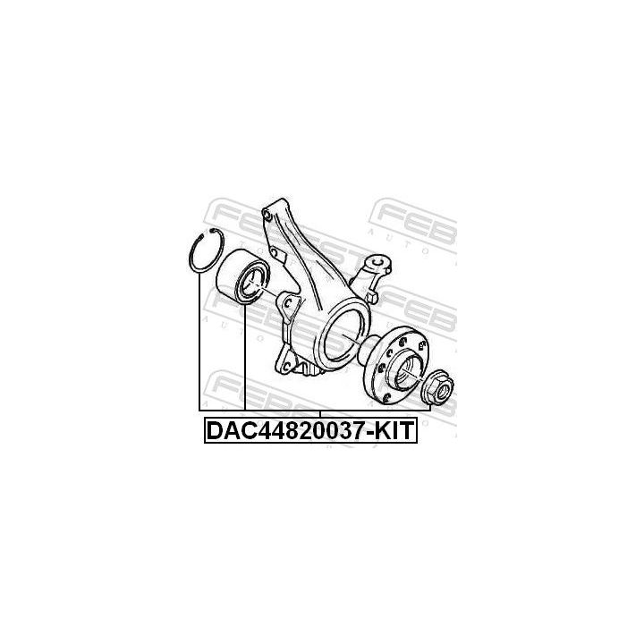 Rato guolio komplektas FEBEST DAC44820037-KIT