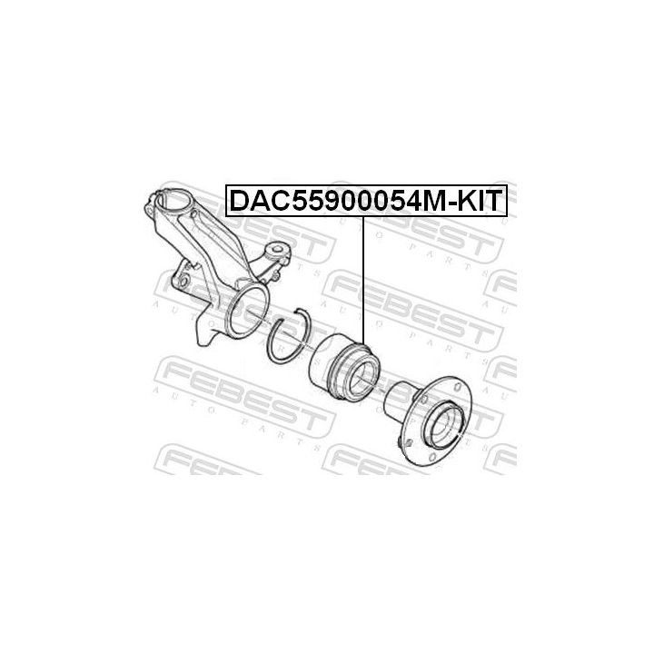 Rato guolio komplektas FEBEST DAC55900054M-KIT