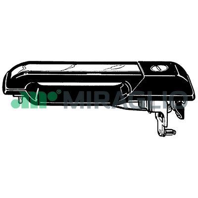 Išorinė durų rankena MIRAGLIO 80/333SC