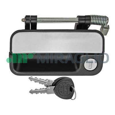 Išorinė durų rankena MIRAGLIO 80/366