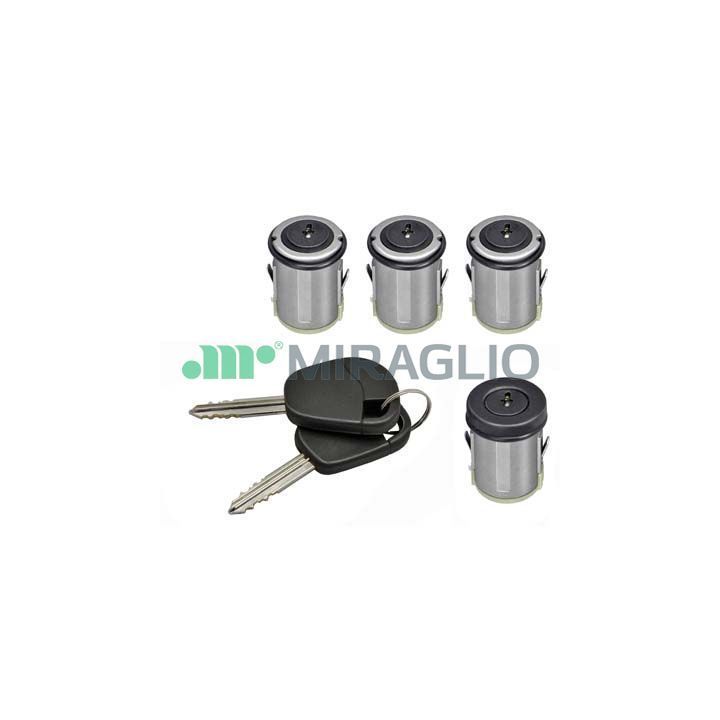 Užrakto cilindro komplektas MIRAGLIO 80/1221