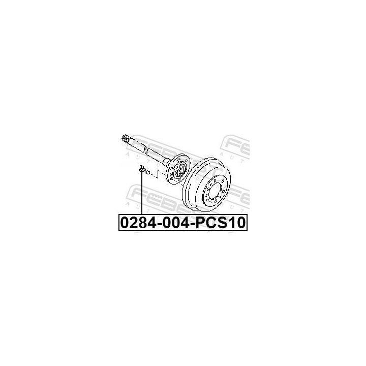 Rato varžtas FEBEST 0284-004-PCS10